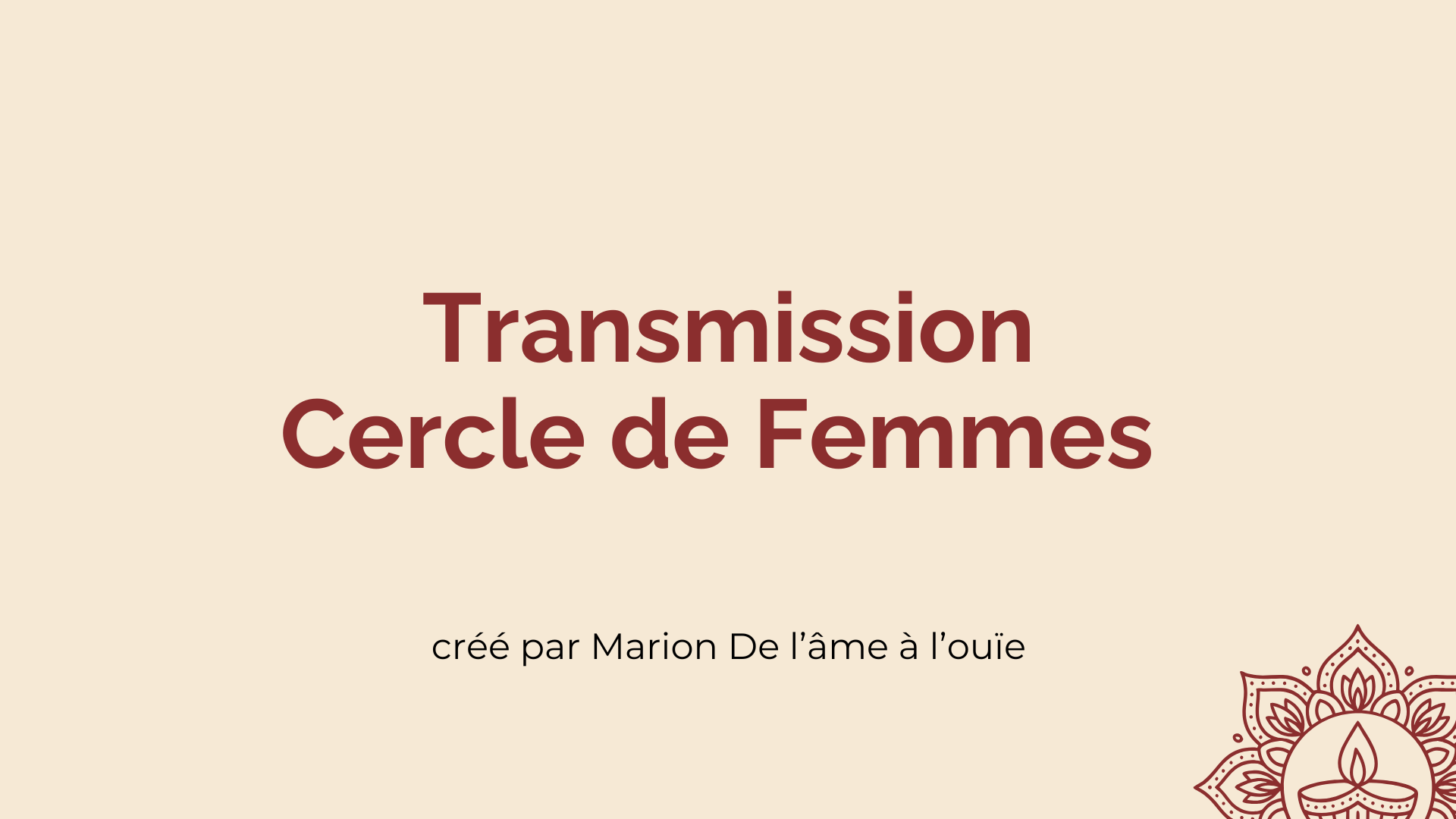 Créer et animer un cercle de femmes (Guide complet PDF)- transmission – Image 2